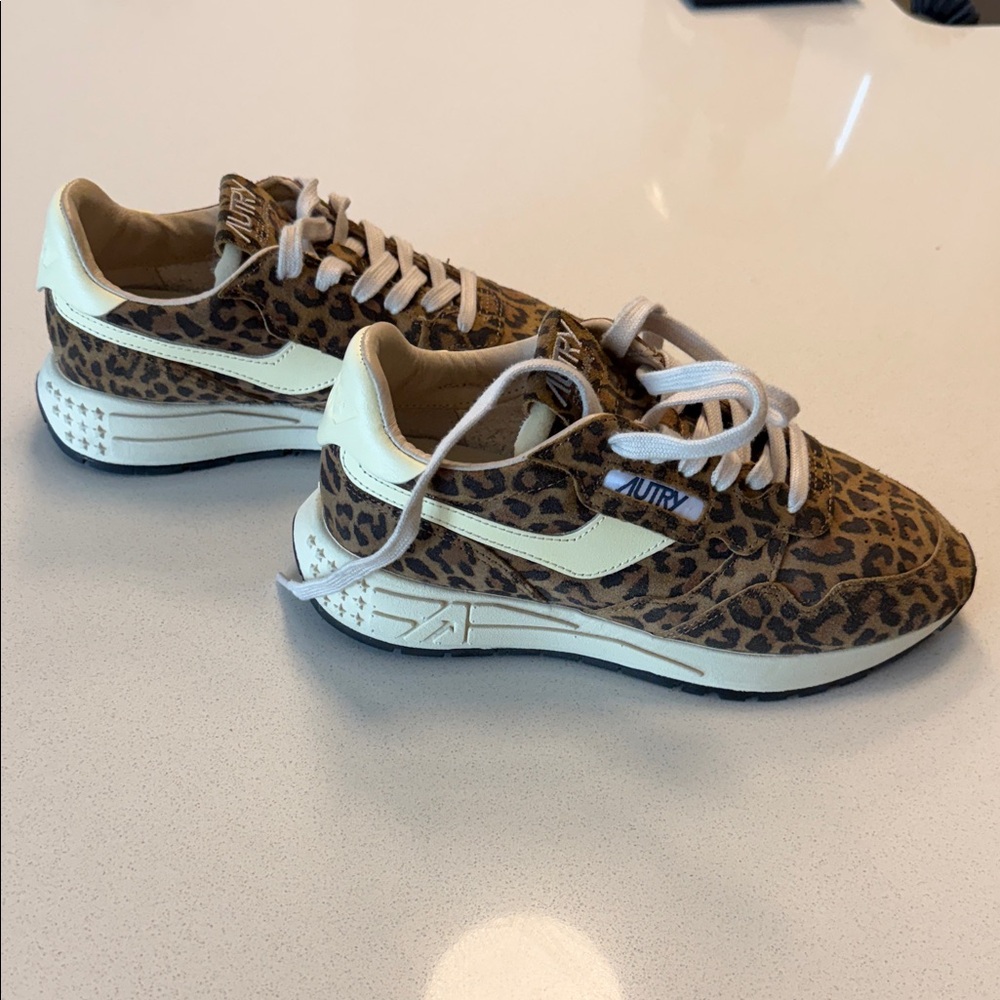 Autry Women's Leopard Print Sneakers